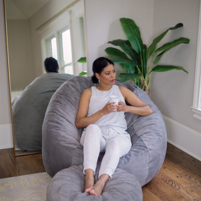 Cord bean bag chair wayfair discount